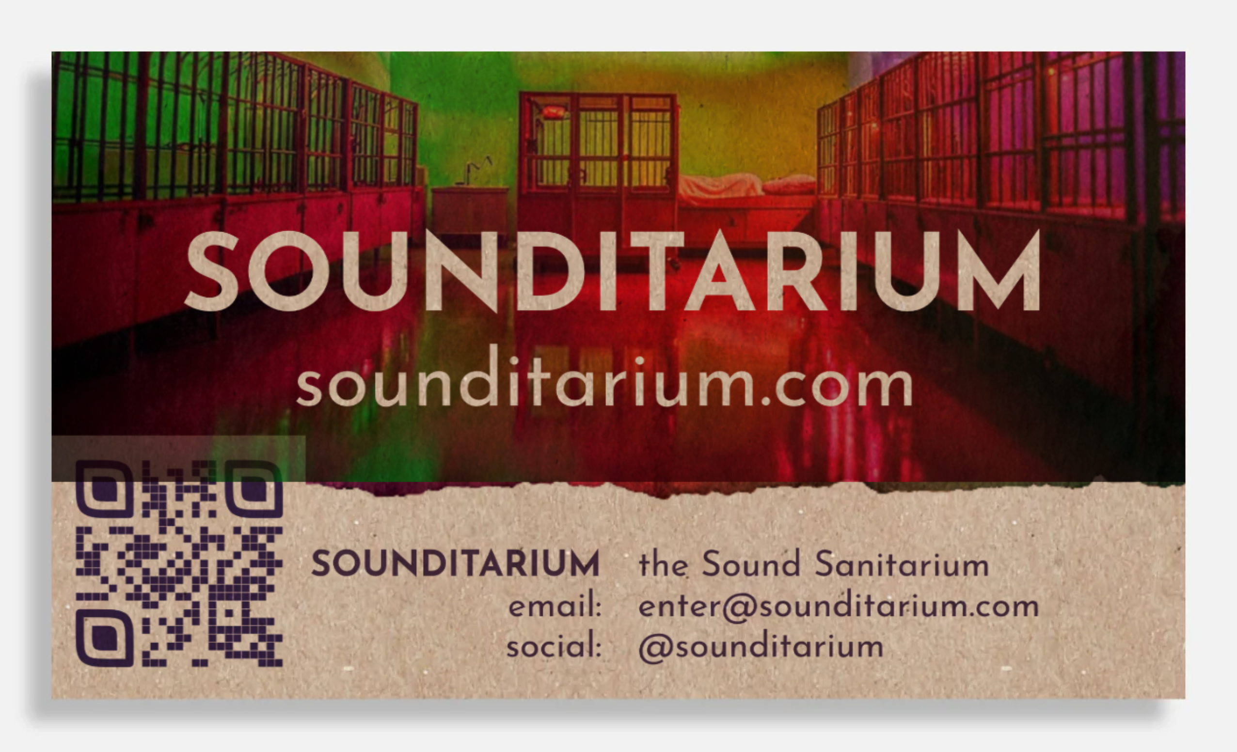 Sounditarium Business Card
